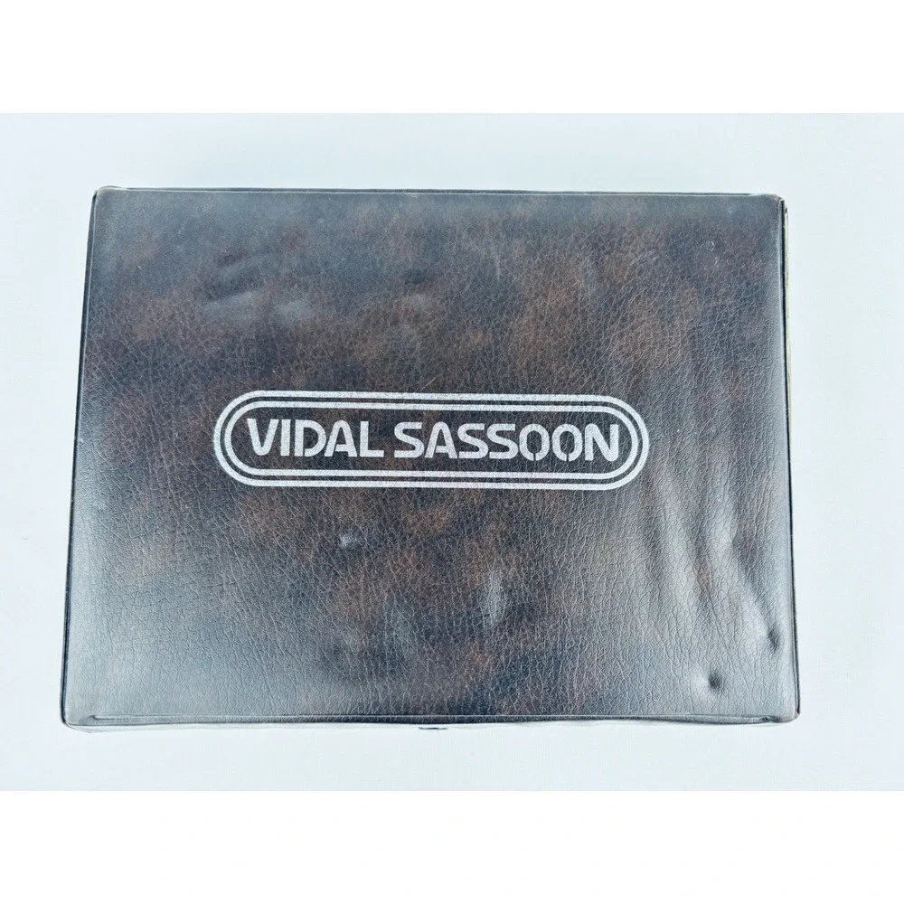 Vintage 1982 Vidal Sassoon Curling Iron w/ Attachments Case Tested Works Travel